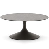 SUNS Nova lounge tafel Ø80x35 Bronze frame SUNS