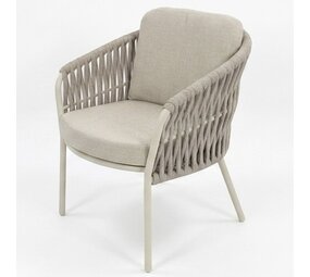 AVH-Collectie Sarenza dining tuinstoel rope zand frame AVH-Collectie Sarenza dining tuinstoel rope zand frame