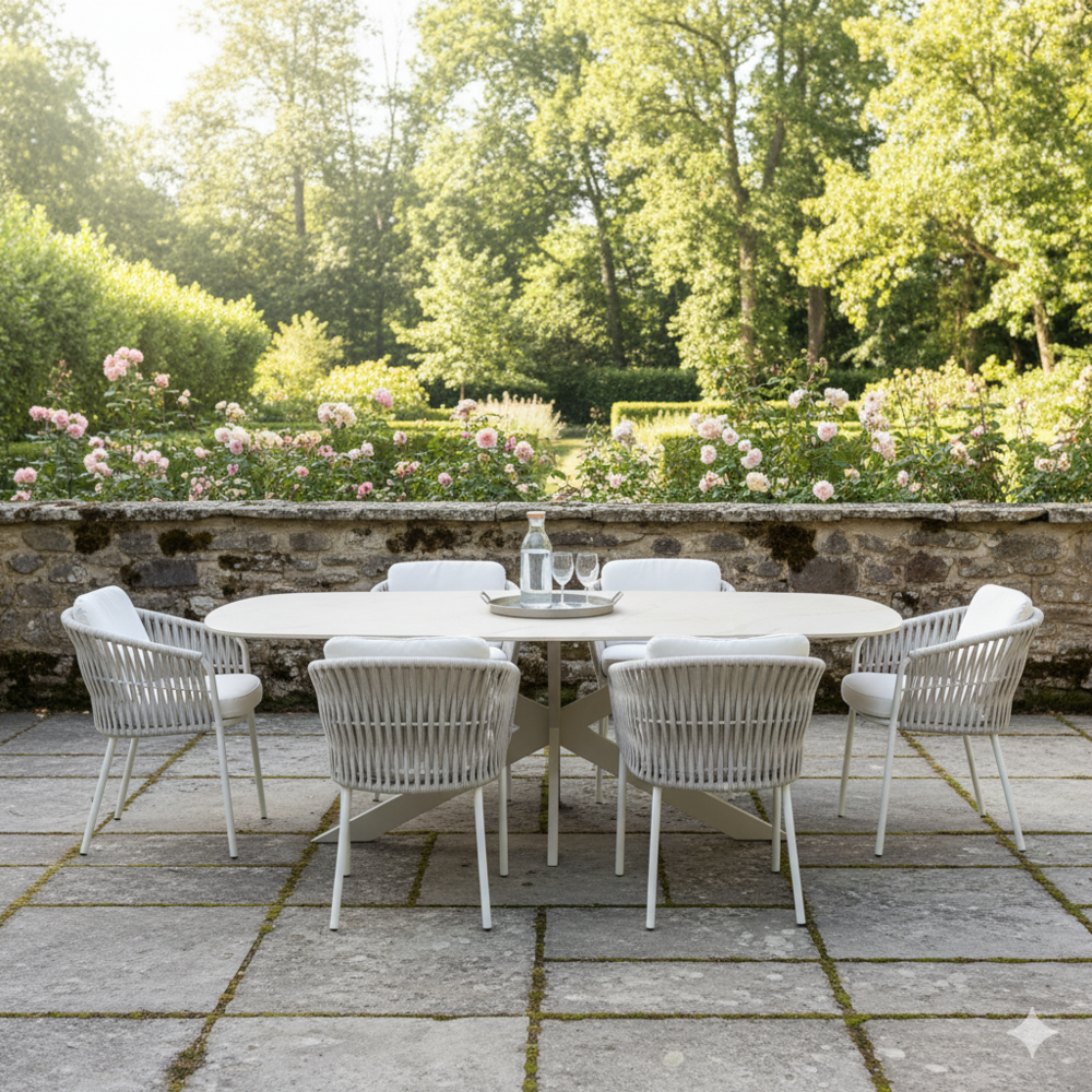 AVH-Collectie Derby dining tafel 240x100x77 cm latte AVH-Collectie Derby dining tafel 240x100x77 cm latte