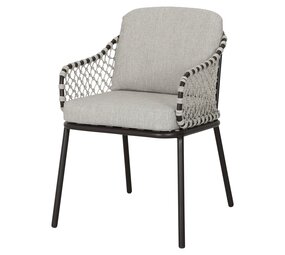 AVH-Collectie Sanoa dining tuinstoel terre frame zand rope AVH-Collectie Sanoa dining tuinstoel terre frame zand rope