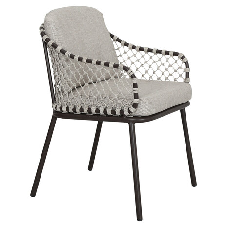 AVH-Collectie Sanoa dining tuinstoel terre frame zand rope AVH-Collectie Sanoa dining tuinstoel terre frame zand rope