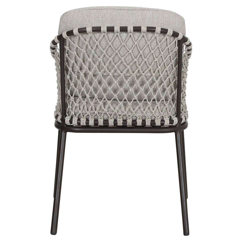 AVH-Collectie Sanoa dining tuinstoel terre frame zand rope AVH-Collectie Sanoa dining tuinstoel terre frame zand rope