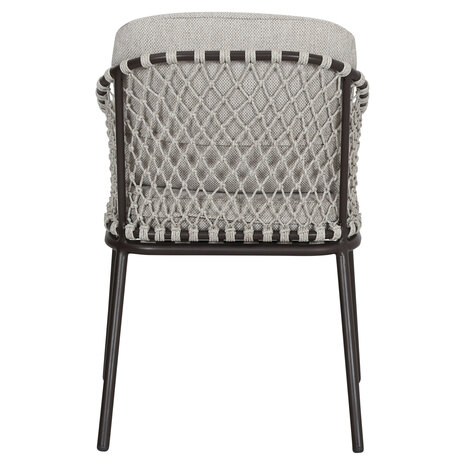 AVH-Collectie Sanoa dining tuinstoel terre frame zand rope AVH-Collectie Sanoa dining tuinstoel terre frame zand rope