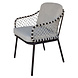 AVH-Collectie Sanoa dining tuinstoel terre frame zand rope AVH-Collectie Sanoa dining tuinstoel terre frame zand rope
