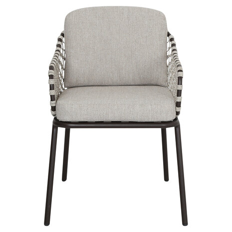 AVH-Collectie Sanoa dining tuinstoel terre frame zand rope AVH-Collectie Sanoa dining tuinstoel terre frame zand rope