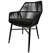 AVH-Collectie Chianti dining tuinstoel zwart rope - Gracebay 161