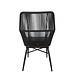 AVH-Collectie Chianti dining tuinstoel zwart rope - Gracebay 161