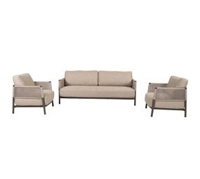 4 Seasons Outdoor Savanne stoel bank loungeset 3 delig terre 4 Seasons Outdoor 4 Seasons Outdoor Savanne stoel bank loungeset 3 delig terre 4 Seasons Outdoor