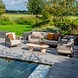 4 Seasons Outdoor Showrommodel Savanne stoel bank loungeset 3 delig terre 4 Seasons Outdoor 4 Seasons Outdoor Showrommodel Savanne stoel bank loungeset 3 delig terre 4 Seasons Outdoor