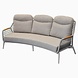 AVH-Collectie Monza stoel bank dining loungeset 6 delig verstelbaar latte rope