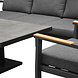 AVH-Collectie Kota stoel bank dining loungeset 4 delig verstelbare tafel antraciet AVH-Collectie Kota stoel bank dining loungeset 4 delig verstelbare tafel antraciet