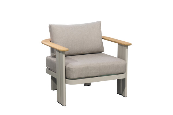Higold Pardee stoel bank loungeset 4 delig aluminium latte Higold Higold Pardee stoel bank loungeset 4 delig aluminium latte Higold