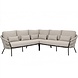 AVH-Collectie Sarenza hoek loungeset 3 delig zand rope terre frame AVH-Collectie Sarenza hoek loungeset 3 delig zand rope terre frame