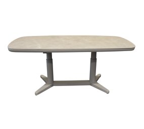 AVH-Collectie Lentas dining tuintafel boat shape 180x90xH53-74,5 cm in hoogte verstelbaar zand AVH-Collectie Lentas dining tuintafel boat shape 180x90xH53-74,5 cm in hoogte verstelbaar zand