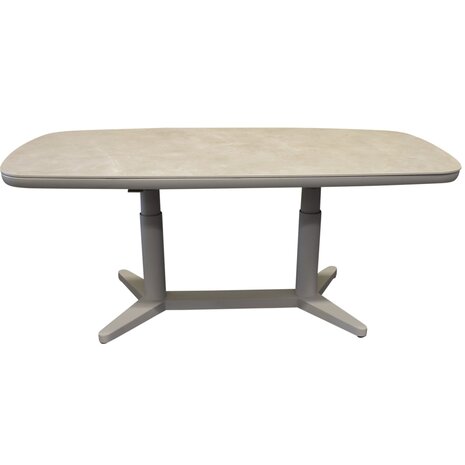 AVH-Collectie Lentas dining tuintafel boat shape 180x90xH53-74,5 cm in hoogte verstelbaar zand AVH-Collectie Lentas dining tuintafel boat shape 180x90xH53-74,5 cm in hoogte verstelbaar zand