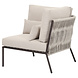 AVH-Collectie Sarenza hoek loungeset 4 delig zand rope terre frame