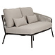 AVH-Collectie Sarenza hoek loungeset 4 delig zand rope terre frame