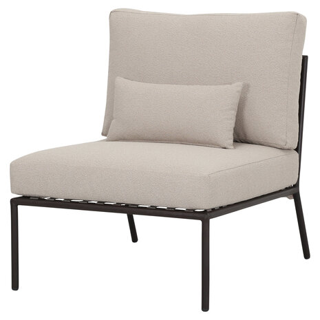 AVH-Collectie Sarenza hoek loungeset 4 delig zand rope terre frame