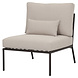 AVH-Collectie Sarenza hoek loungeset 4 delig zand rope terre frame