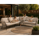 AVH-Collectie Sarenza hoek loungeset 4 delig zand rope terre frame
