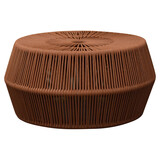 AVH-Collectie Mirano voetenbank aluminium rope bruin