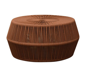 AVH-Collectie Mirano voetenbank aluminium rope bruin AVH-Collectie Mirano voetenbank aluminium rope bruin