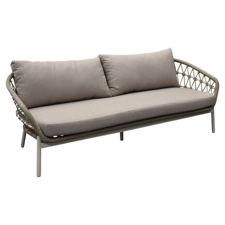 AVH-Collectie Montreal 3-zitsbank latte zand AVH-Collectie Montreal 3-zitsbank latte zand