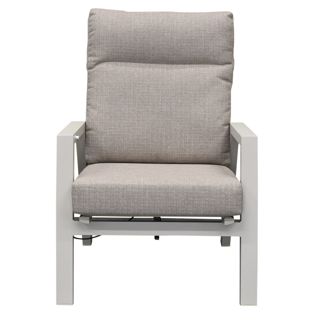 AVH-Collectie Vegas lounge tuinstoel verstelbaar aluminium latte AVH-Collectie Vegas lounge tuinstoel verstelbaar aluminium latte