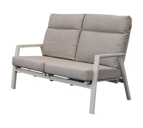 AVH-Collectie Vegas 2-zitsbank verstelbaar aluminium latte AVH-Collectie Vegas 2-zitsbank verstelbaar aluminium latte