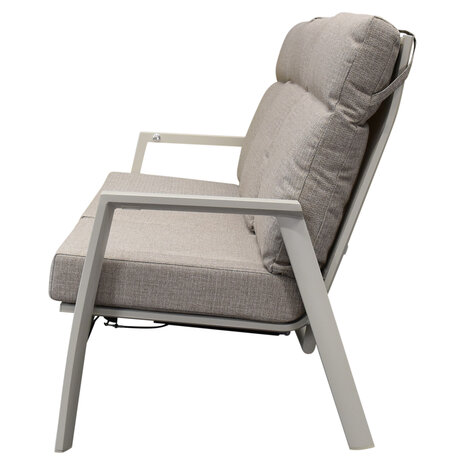 AVH-Collectie Vegas 3-zitsbank verstelbaar aluminium latte AVH-Collectie Vegas 3-zitsbank verstelbaar aluminium latte