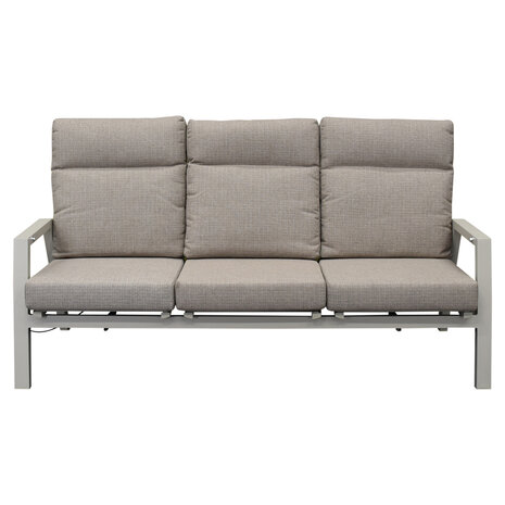 AVH-Collectie Vegas 3-zitsbank verstelbaar aluminium latte AVH-Collectie Vegas 3-zitsbank verstelbaar aluminium latte