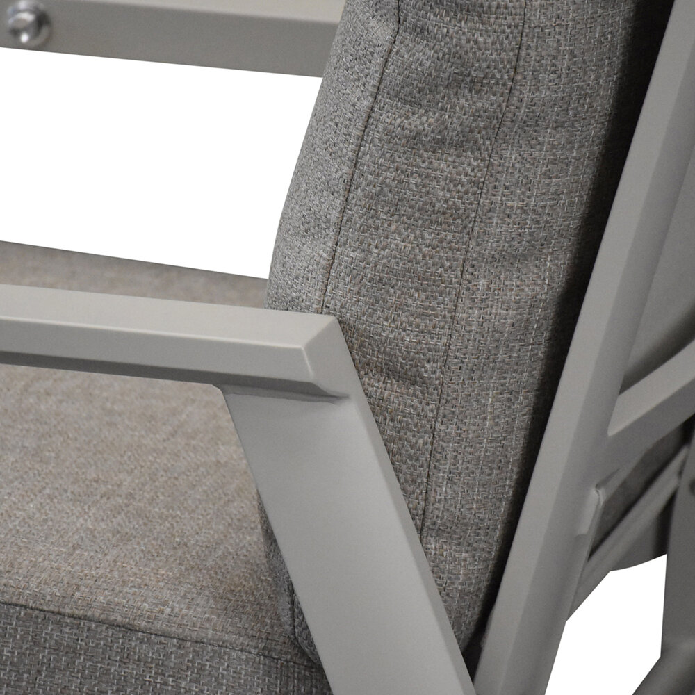 AVH-Collectie Vegas 3-zitsbank verstelbaar aluminium latte AVH-Collectie Vegas 3-zitsbank verstelbaar aluminium latte