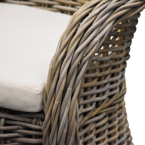 AVH-Collectie Roma dining tuinstoel naturel rotan off-white AVH-Collectie Roma dining tuinstoel naturel rotan off-white