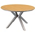 Quincy dining tuintafel latte 144xH75 cm rond polywood blad Quincy dining tuintafel latte 144xH75 cm rond polywood blad
