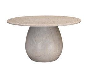 AVH-Collectie Dante dining tafel 140 cm rond polystone marmerlook