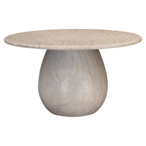 AVH-Collectie Dante dining tafel 140 cm rond polystone marmerlook
