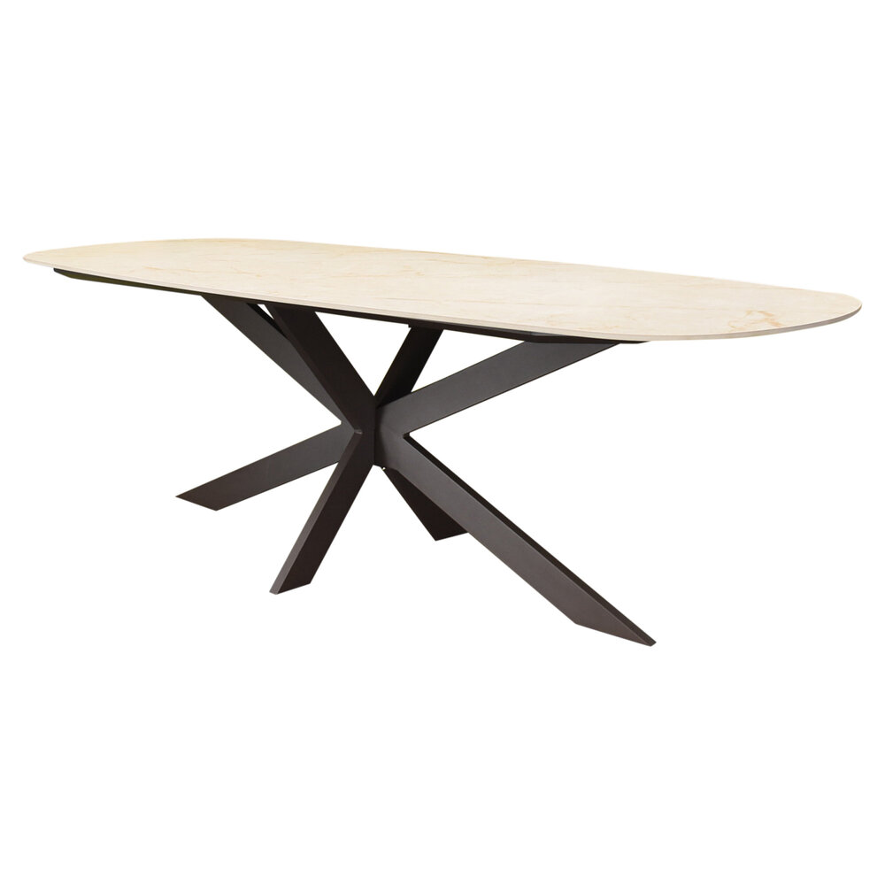 AVH-Collectie Derby dining tafel 240x100x77 cm terre AVH-Collectie Derby dining tafel 240x100x77 cm terre