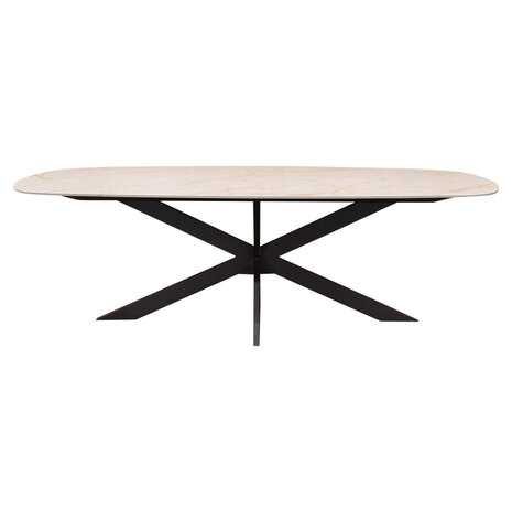 AVH-Collectie Derby dining tafel 240x100x77 cm terre AVH-Collectie Derby dining tafel 240x100x77 cm terre