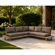AVH-Collectie Amore platform hoek loungeset 2 delig latte zand aluminium AVH-Collectie Amore platform hoek loungeset 2 delig latte zand aluminium