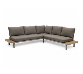 AVH-Collectie Amore platform hoek loungeset 2 delig latte zand aluminium AVH-Collectie Amore platform hoek loungeset 2 delig latte zand aluminium