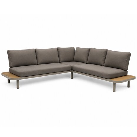 AVH-Collectie Amore platform hoek loungeset 2 delig latte zand aluminium AVH-Collectie Amore platform hoek loungeset 2 delig latte zand aluminium