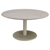 AVH-Collectie Union dining tafel 140x140x75 cm latte polystone travertine AVH-Collectie Union dining tafel 140x140x75 cm latte polystone travertine