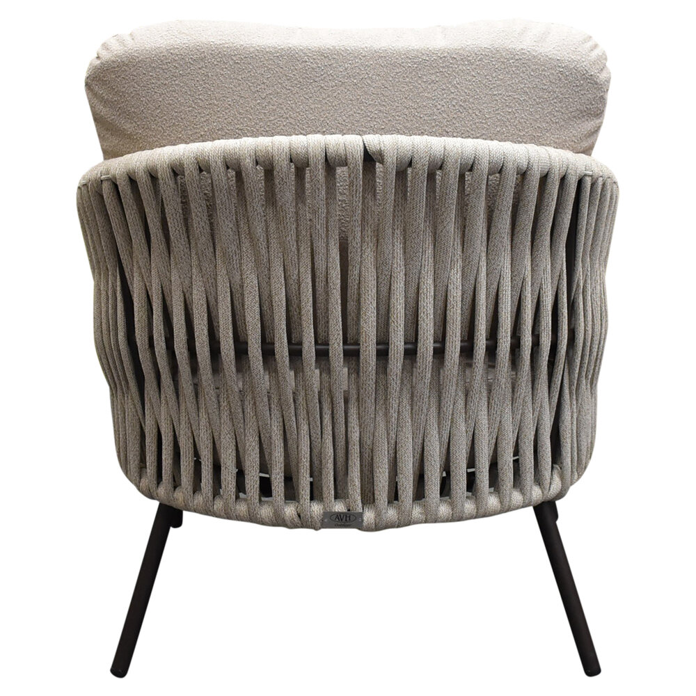 AVH-Collectie Sarenza stoel bank loungeset 3 delig zand rope terre frame AVH-Collectie Sarenza stoel bank loungeset 3 delig zand rope terre frame
