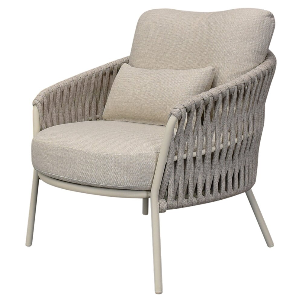 AVH-Collectie Sarenza stoel bank loungeset 3 delig zand rope latte frame AVH-Collectie Sarenza stoel bank loungeset 3 delig zand rope latte frame