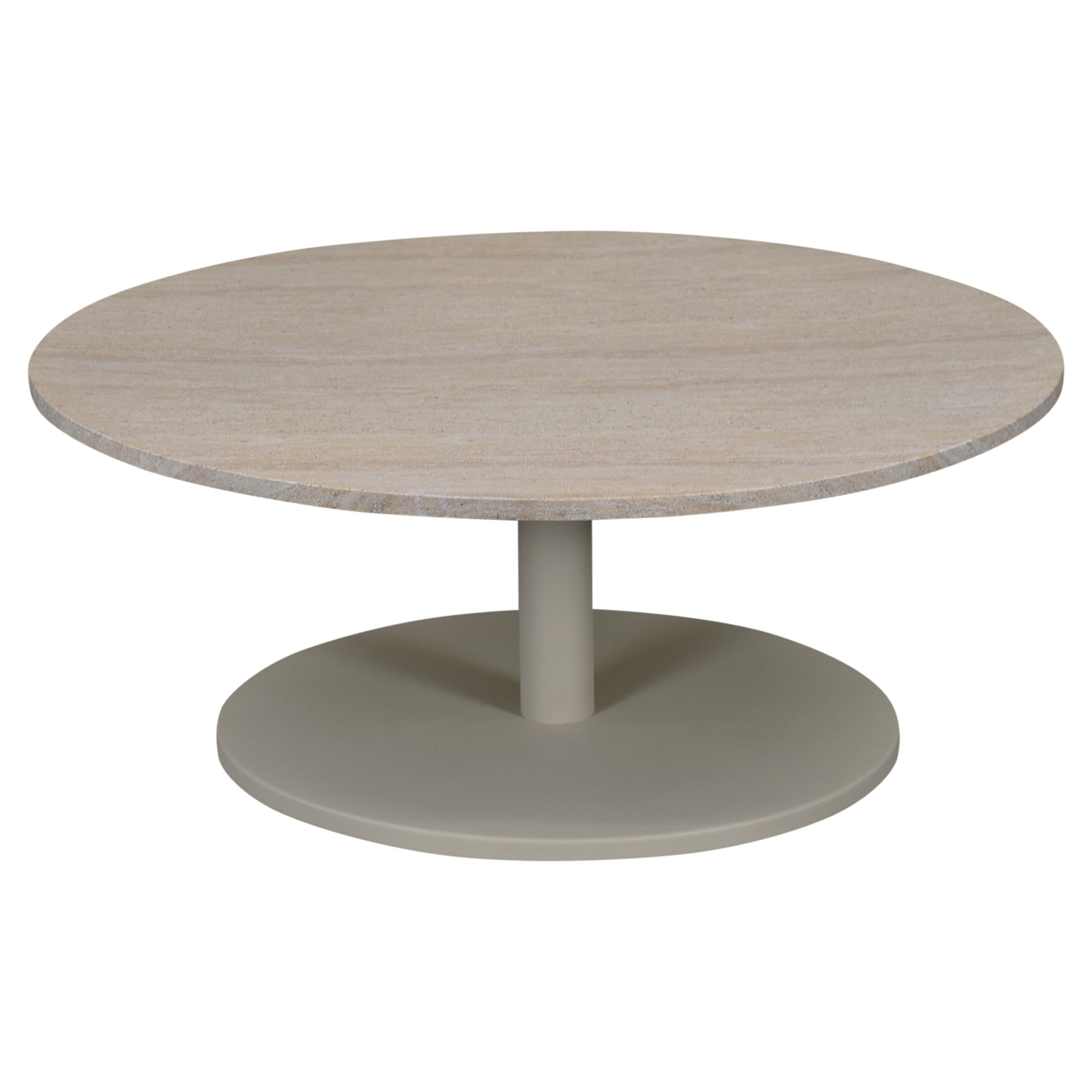 AVH-Collectie Lido lounge tafel 60x60x30 cm latte polystone travertine