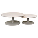 AVH-Collectie Lido lounge tafel 80x80x35 cm latte polystone travertine AVH-Collectie Lido lounge tafel 80x80x35 cm latte polystone travertine