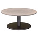 AVH-Collectie o lounge tafel 60x60x30 cm terre polystone travertine AVH-Collectie o lounge tafel 60x60x30 cm terre polystone travertine