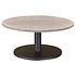 Lido lounge tafel 60x60x30 cm terre polystone travertine Lido lounge tafel 60x60x30 cm terre polystone travertine