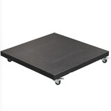 AVH-Collectie AVH parasolvoet 90 kg met 4 wielen donker zwart graniet