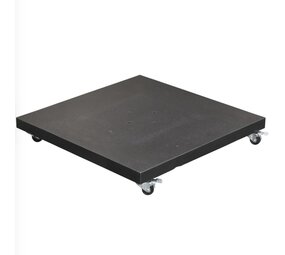 AVH-Collectie AVH parasolvoet 90 kg met 4 wielen donker zwart graniet AVH-Collectie AVH parasolvoet 90 kg met 4 wielen donker zwart graniet